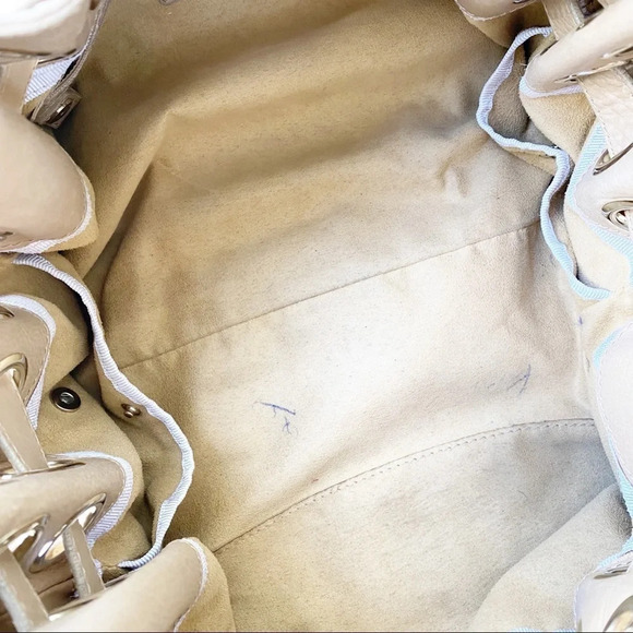 Jimmy Choo Tan Leather Tote Handbag - Picture 7 of 16